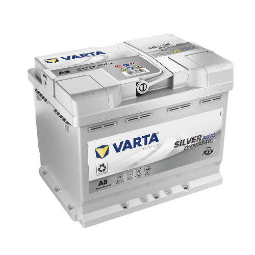 Varta A8 60Ah 680A 12V Silver Dynamic Agm