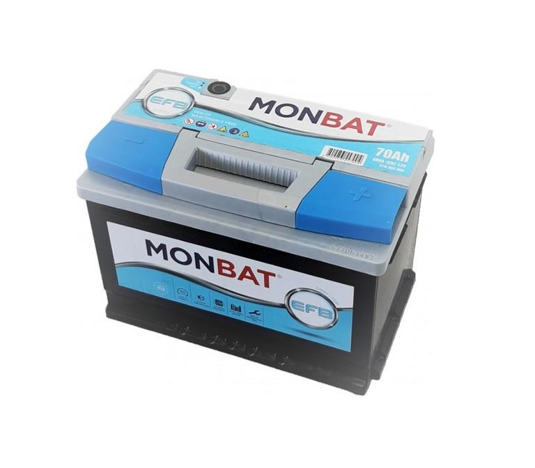 Batería de Coche 70Ah | Monbat EFB Start Stop +Dcha.