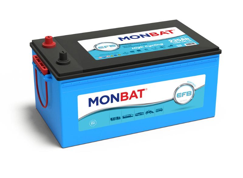 MONBAT MT235HDEFB - BATERíA MONBAT SERIE EFB HD 235AH. 1250A + IZQUIERDA