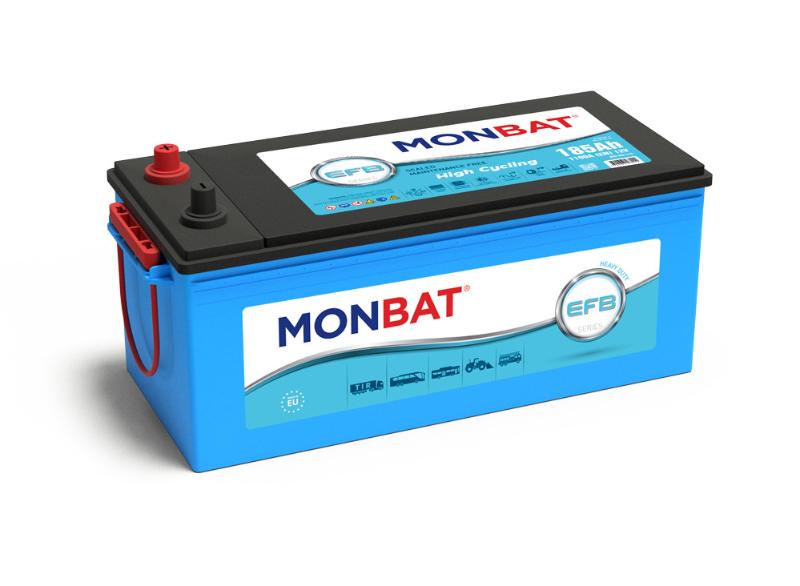 MONBAT MT185HDEFB - BATERíA MONBAT SERIE EFB HD 185AH. 1100A + IZQUIERDA