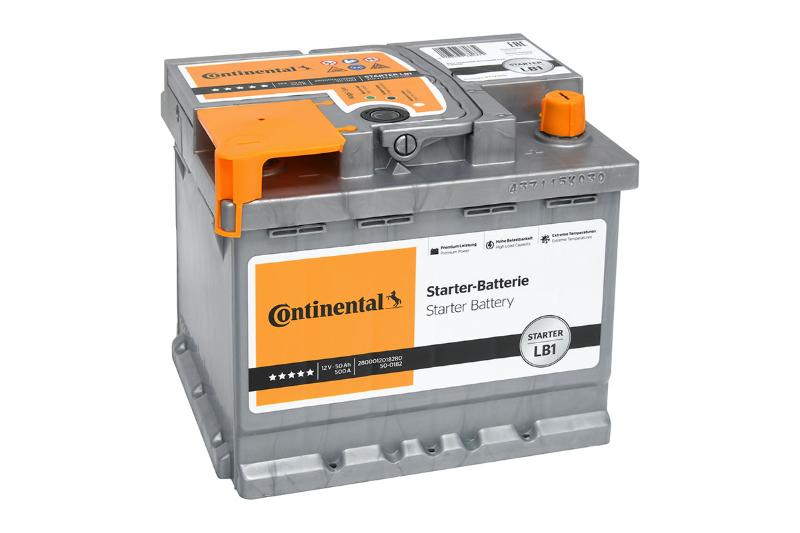 Batería Continental LB1 12V 50Ah 500A EN + D