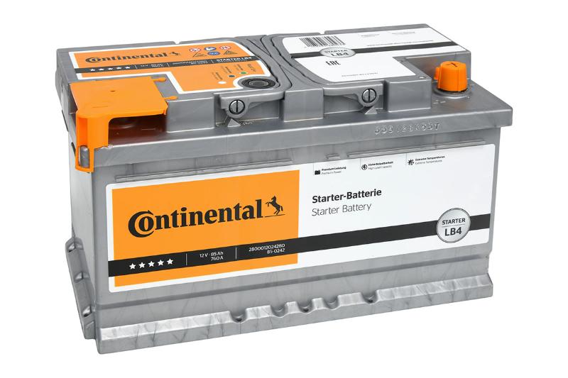 Batería Continental LB4 12V 85Ah 760A EN + D