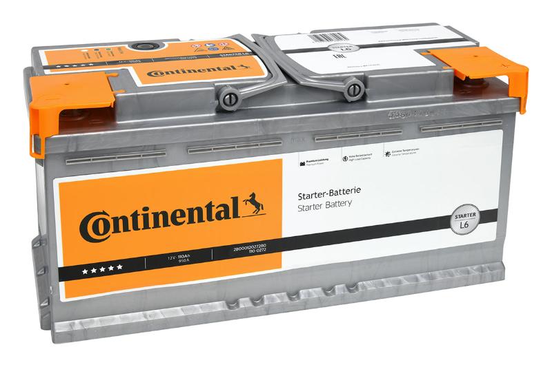 Batería Continental L6 12V 110Ah 950A EN + D