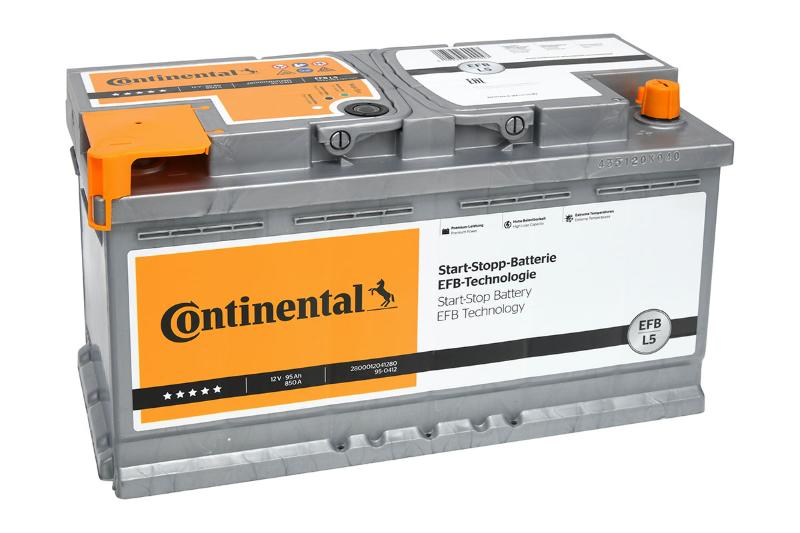 Batería Continental Efb L5 12V 95Ah 850A EN + D