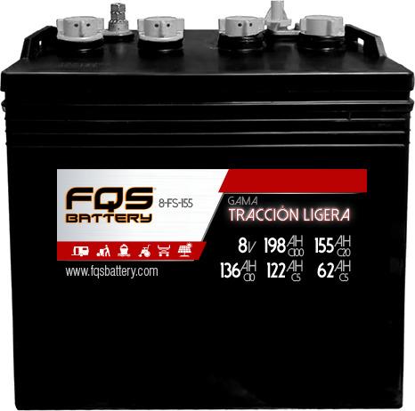 FQS 8-FS-155 - Batería Semi-tracción 8v 155Ah C20 + I