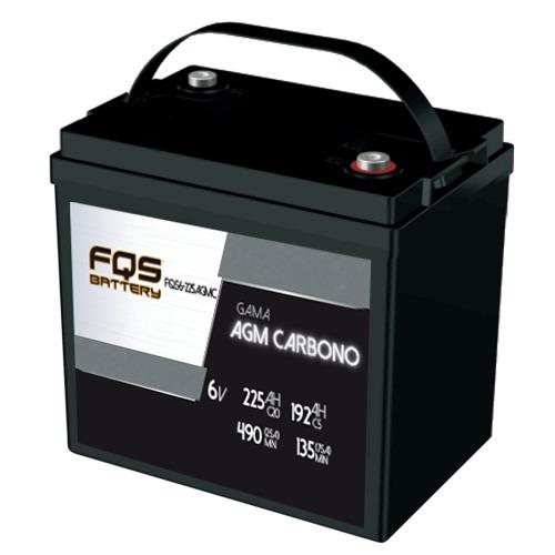 Batería Agm Carbono 6v 225Ah C20 + DIAG