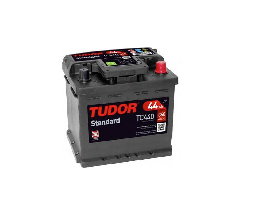 Batería de Coche | TUDOR STANDARD 44Ah + Dcha.