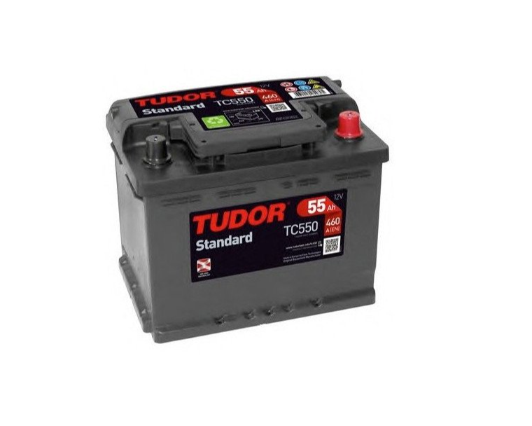 Batería de coche | TUDOR STANDARD 55Ah + Dcha
