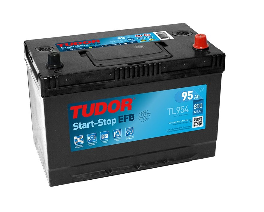 Batería | TUDOR GAMA EFB 95Ah 800A + Dcha