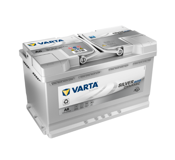 Batería Varta A6 80Ah 800A 12V Silver Dynamic Agm