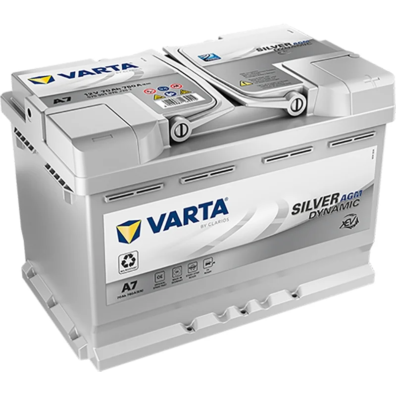 Batería Varta A7 70Ah 760A 12V Silver Dynamic Agm