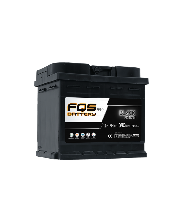Batería Black L1 12v 44Ah 340A En + D, FQS FQS44.0