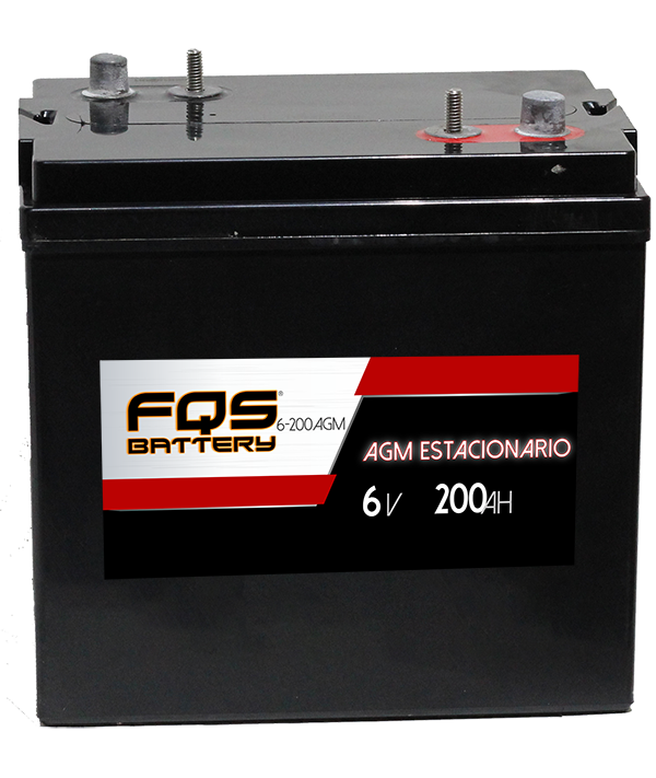 Batería 6-200 AGM cíclica con válvula Vrla 200Ah + Ambas