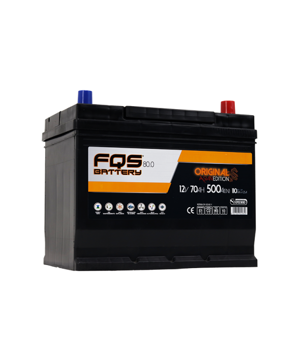 Batería de coche - Edition Vehículo Asiático y 4x4 / 70Ah +Dcha