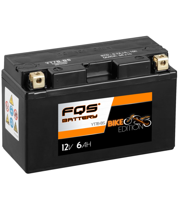 Batería de Moto YT7B-BS | AGBATTERY CLASSIC 6Ah + IZQ