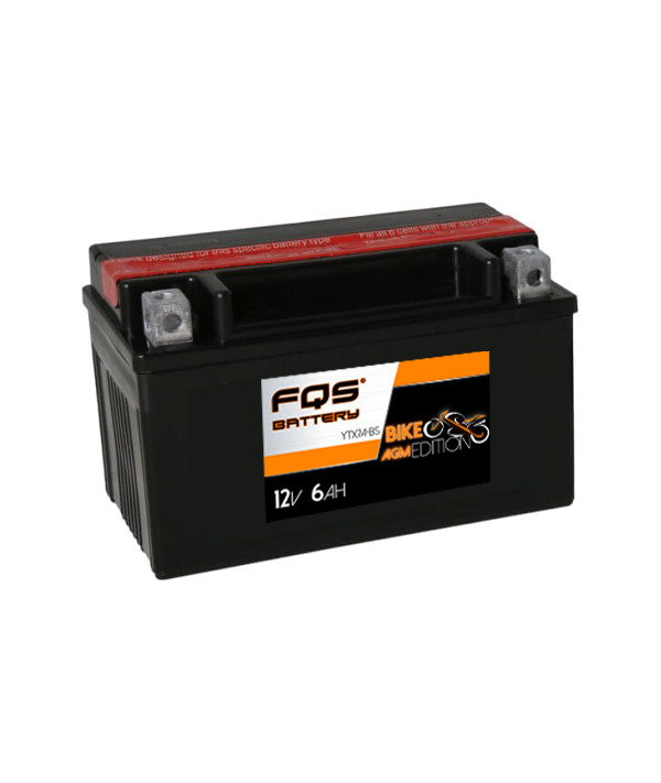 Batería de Moto YTX7A-BS | AGBATTERY AGM 6Ah + IZQ