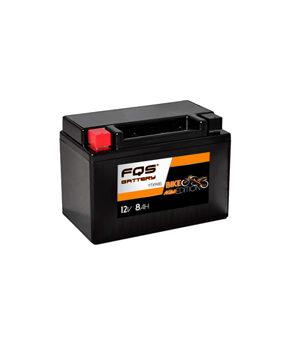 Batería de Moto YTX9-BS | AGBATTERY AGM 8Ah + IZQ